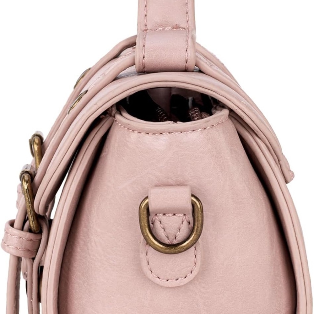 Montana West Pink Mini Bag with Gold Accents - Picture 4 of 6